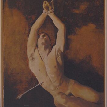 Malerei mit dem Titel "san sebastiano" von Antonio Cantiello, Original-Kunstwerk, Andere