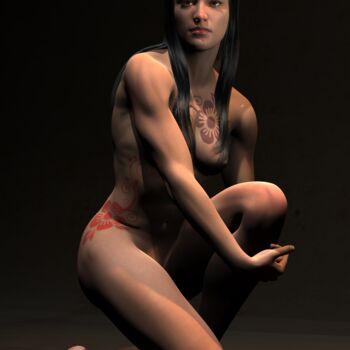 Digital Arts titled "donna2.jpg" by Antonio Rafanelli, Original Artwork, 3D Modeling
