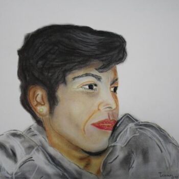 Pintura intitulada "Retrato de Fernanda" por Antonio Tavares, Obras de arte originais