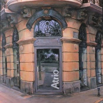 Pintura titulada "fachada en murcia" por Antonio Pozo, Obra de arte original