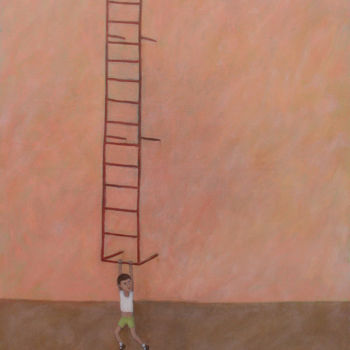 "Мальчик,повисший на…" başlıklı Tablo Roman Antonov tarafından, Orijinal sanat, Petrol