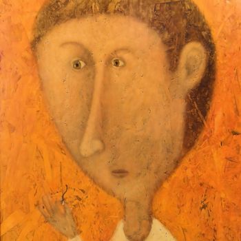 Ζωγραφική με τίτλο "догоревшая спичка." από Roman Antonov, Αυθεντικά έργα τέχνης, Λάδι