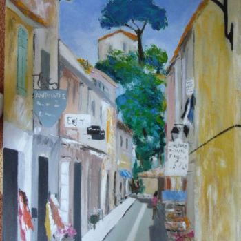 Painting titled "Cassis" by Oliver Anton, Original Artwork, Oil