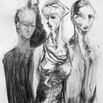 Disegno intitolato "Related" da Antoon Diepstraten, Opera d'arte originale