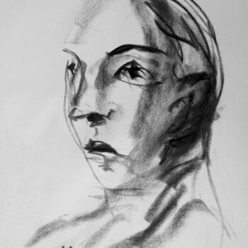 Рисунок под названием "Girl" - Antoon Diepstraten, Подлинное произведение искусства