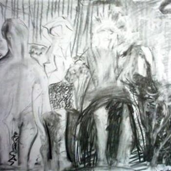 Рисунок под названием "Family" - Antoon Diepstraten, Подлинное произведение искусства, Другой