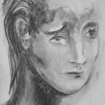 Drawing titled "sad girl" by Antoon Diepstraten, Original Artwork, Other