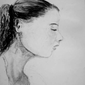 Drawing titled "Profile" by Antoon Diepstraten, Original Artwork, Other