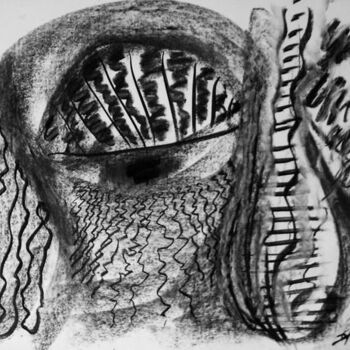 Рисунок под названием "One Eyed Tear" - Antoon Diepstraten, Подлинное произведение искусства, Другой