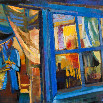 Картина под названием "Укромный уголок" - Ekaterina Antropova, Подлинное произведение искусства, Масло