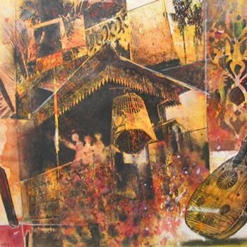 Ζωγραφική με τίτλο "Johor in memory" από Anuar Dan, Αυθεντικά έργα τέχνης