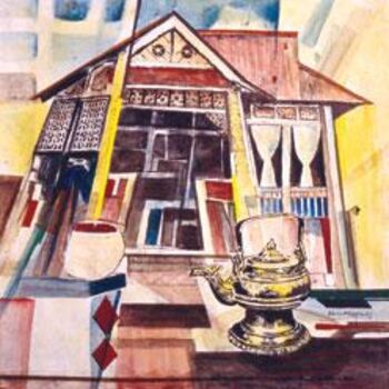 Peinture intitulée " HOUSE SERIES" par Anuar Dan, Œuvre d'art originale