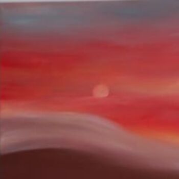 Painting titled "sunrise" by Saumya Anuj, Original Artwork