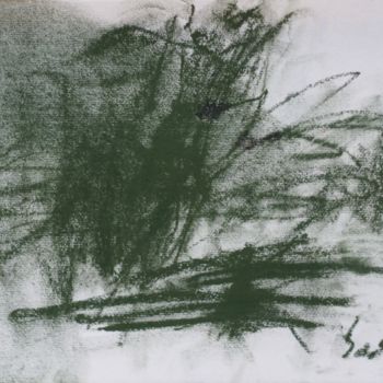 Disegno intitolato "forest 2" da Anna Sadzik, Opera d'arte originale, Pastello