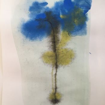 Malerei mit dem Titel "Forget-me-not" von Anna Sadzik, Original-Kunstwerk