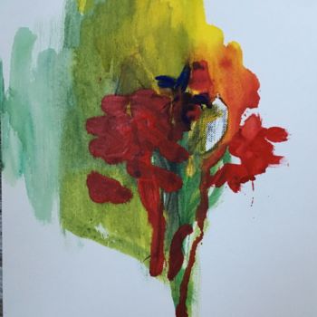 Peinture intitulée "Flor 8" par Anna Sadzik, Œuvre d'art originale