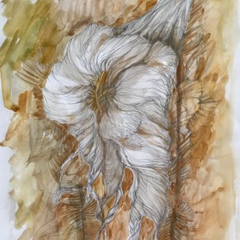 Peinture intitulée "lily.jpeg" par Anushko, Œuvre d'art originale, Aquarelle