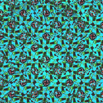 Digitale Kunst getiteld "Veelkleurig patroon" door An Van Assche, Origineel Kunstwerk, 2D Digital Work