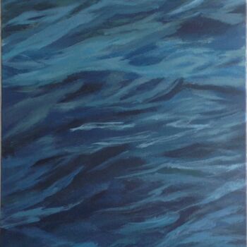 Painting titled "Sea" by Anyck Alvarez Kerloch, Original Artwork, Acrylic