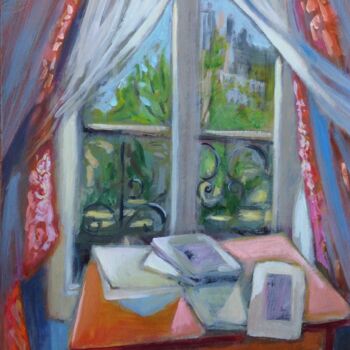 "View from Window #2" başlıklı Tablo Anyck Alvarez Kerloch tarafından, Orijinal sanat, Akrilik