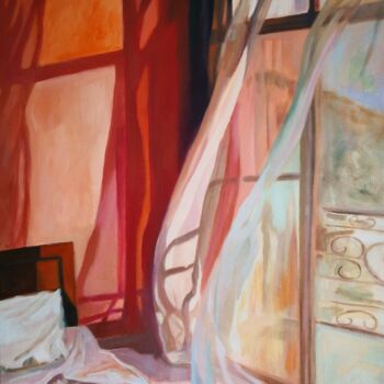Malerei mit dem Titel "Room 422" von Anyck Alvarez Kerloch, Original-Kunstwerk, Acryl