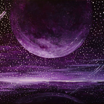 Pintura titulada "Cosmic rays" por Anzhela Bagramyan, Obra de arte original, Acrílico