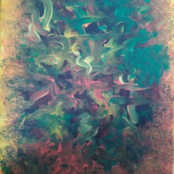 Pintura titulada "algues marine#artis…" por Marion Myriam, Obra de arte original, Acrílico