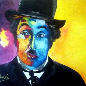 Painting titled "Charly. Oil on canv…" by Michael Aoun, Original Artwork, Oil