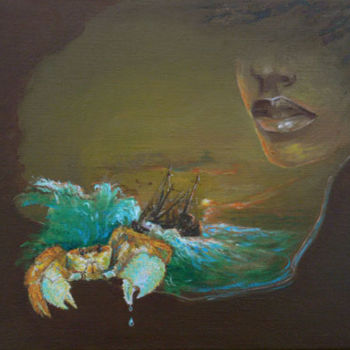 Malarstwo zatytułowany „Рак-приведение Берм…” autorstwa Alexander Tsygankov, Oryginalna praca