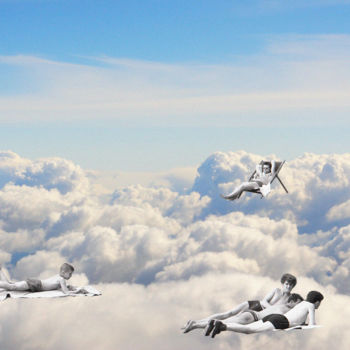 Цифровое искусство под названием "la ville des nuages…" - Apollloneva (Viktoria S.), Подлинное произведение искусства, Фотом…