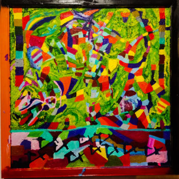 Картина под названием "свобода выбора" - Павел Пузырь, Подлинное произведение искусства, Масло Установлен на Деревянная рама…