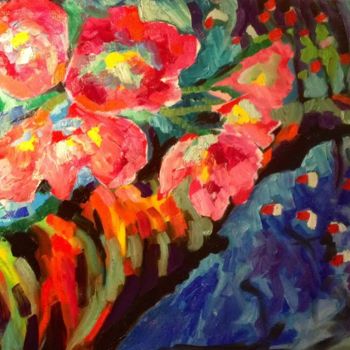 Painting titled "fiori-sul-mare.jpg" by Alessandro Tognin, Original Artwork