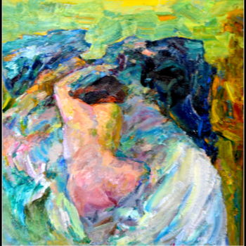Pittura intitolato "УТРО \ MORNING" da Aharon Aaron April April, Opera d'arte originale, Olio