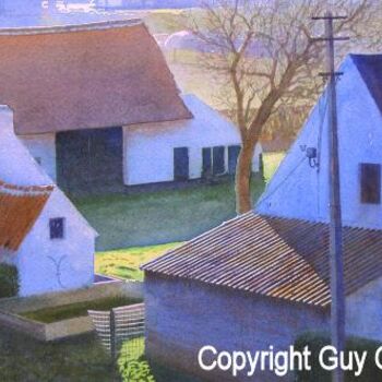 "The blue Farm" başlıklı Tablo Guy Gruwier tarafından, Orijinal sanat