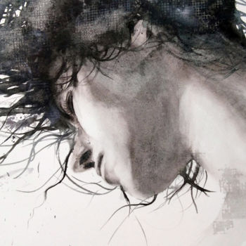 Peinture intitulée "extrait-serie les a…" par Pascal Pihen, Œuvre d'art originale, Acrylique Monté sur Autre panneau rigide