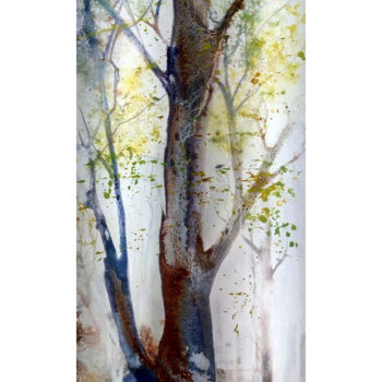 Peinture intitulée "Les arbres serie G 1" par Pascal Pihen, Œuvre d'art originale, Acrylique