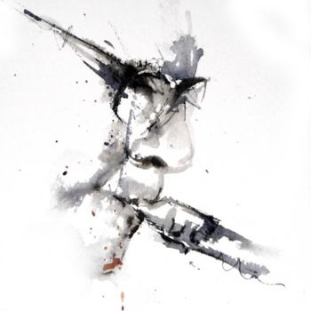 Peinture intitulée "Profil n°2" par Pascal Pihen, Œuvre d'art originale, Huile