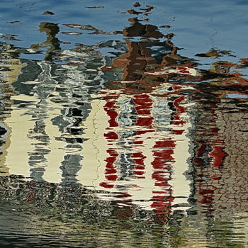 Photographie intitulée "miroir d'eau" par Aquartistiq, Œuvre d'art originale, Photographie numérique