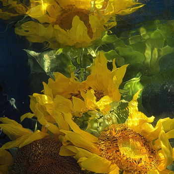 Fotografia intitulada "tourne  jaune et ve…" por Aquartistiq, Obras de arte originais, Fotografia digital