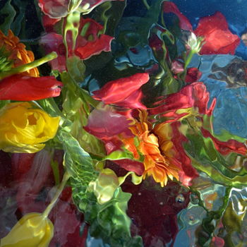 摄影 标题为“danse des tulipes..…” 由Aquartistiq, 原创艺术品, 数码摄影