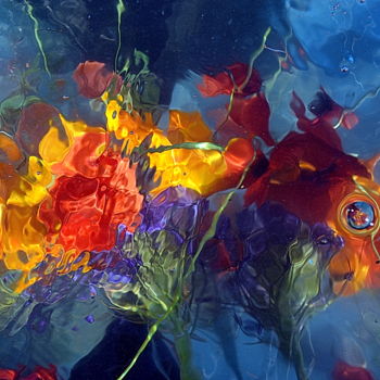 摄影 标题为“danse de fleurs” 由Aquartistiq, 原创艺术品, 数码摄影