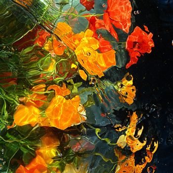 Photographie intitulée "mélange aquatique." par Aquartistiq, Œuvre d'art originale, Photographie numérique