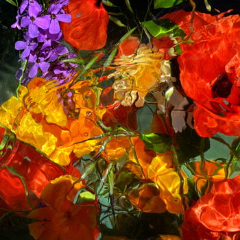 Fotografia intitolato "bouquet melange..." da Aquartistiq, Opera d'arte originale, Fotografia digitale