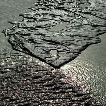 Fotografie getiteld "bout de plage" door Aquartistiq, Origineel Kunstwerk, Digitale fotografie