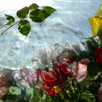 Fotografía titulada "legerete florale.." por Aquartistiq, Obra de arte original, Fotografía digital