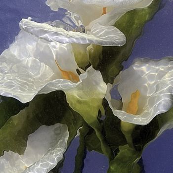 Photographie intitulée "arums 9" par Aquartistiq, Œuvre d'art originale, Photographie numérique