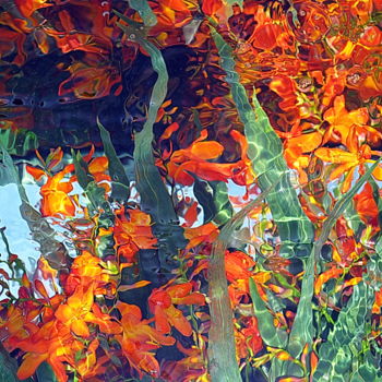 「fleurs. ..」というタイトルの写真撮影 Aquartistiqによって, オリジナルのアートワーク, デジタル