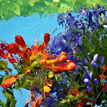 Photographie intitulée "fleurs ..." par Aquartistiq, Œuvre d'art originale, Photographie numérique