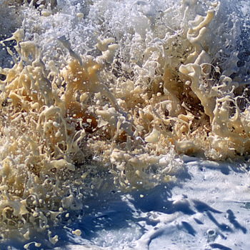 Photographie intitulée "Petites vagues" par Aquartistiq, Œuvre d'art originale, Photographie numérique