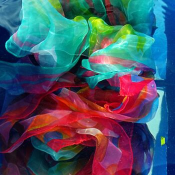 Fotografie mit dem Titel "jeux de foulards" von Aquartistiq, Original-Kunstwerk, Digitale Fotografie